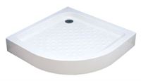 Shower tray 80x80 150mm semicircular