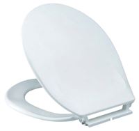 WC seat cover MONACO white,thermoplastics