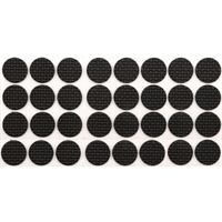 Rubber furniture foot pads D-18 mm, 32 pcs