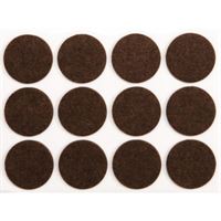 Self-adhesive pad for furniture D 28mm, 12 pcs, felt