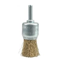 Cup brush D24-30mm, brass, crimped