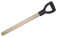 Wooden handle  D38 mm, L-1.0m with D-grip