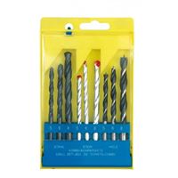 Combination drill bit set 9 pcs.