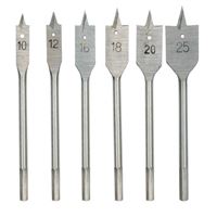 Flat milling drill bit set 6 pcs.