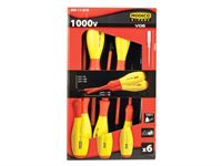 Insulated screwdriver set 6 pcs.