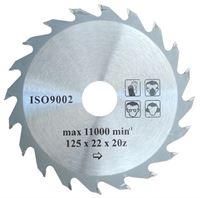 Circular saw blades 125x22.2 mm, 40 teeth