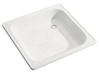 Steel shower tray 90X90X14