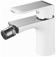 Bidet mixer Vento Ravena, white/chrome