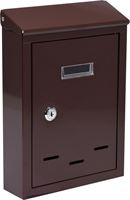 Mailbox 285x200x60 mm brown