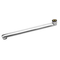 Baththtub mixer brass spout Vento flat 20 cm with Neoperl aerator