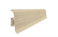 PVC skirting board 504 2.5m MAPLE