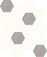 Mozaika Hexagon Bianco Mix 22*25.5 #S