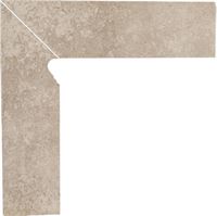 Clinker tile Viano Beige cokol left 8,1x30