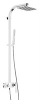 Shower system Vento Tivoli, white/chrome