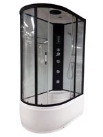 Massage shower cabin VENTO 80x120x220cm, right side