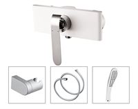 Mixer for shower Vento Tivoli, white/chrome, with accessories