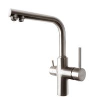 Kitchen sink mixer Vento Cucina KH8656ANN with filter tap, nickel