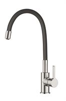 Kitchen sink mixer Vento Cucina "Flexy black/chrome