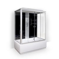 Massage shower cabin VENTO PARMA 150*85*215cm