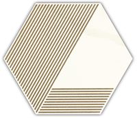 Dekors Calacatta Hexagon mat. A 17,1*19,8 #S