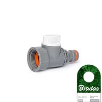 WHITE LINE tap adapter with valve - 3/4" female