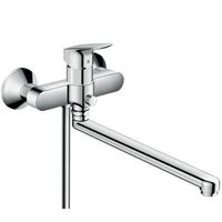 Bath mixer Logis with a long spout 300mm