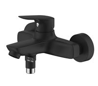 Mixer for bath and shower Vento Prato black with accessories