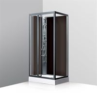 Massage shower cabin VENTO 70x90x205cm, left side