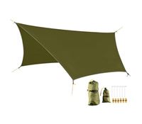 Tarp, size 360 x 290, 2000PU 210T, kit with hooks and cords