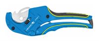 Plastic pipe and tubing cutter, 0 - 42 mm, aluminum body