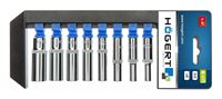 1/4" Deep socket set 50mm, 8 pcs