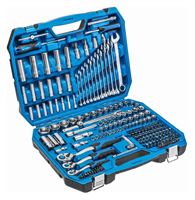 Tool set 222 pcs, 1/4", 3/8", 1/2"