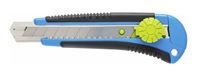 Snap-off blade knife 18 mm with screw lock system, three SK5 steel blades