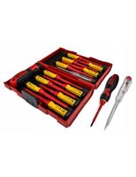 13- piece insulated screwdriver set, 1000 V, S2 steel