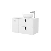 Vanity unit Uniiq 900x540, matt white