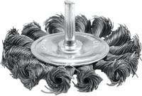 Circular brush D75mm,steel,twisted