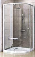 Shower enclosure PIVOT PSKK3-90, r-500, white/glass Transparent