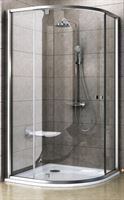 Shower enclosure PIVOT PSKK3-80, r-500, satin/glass Transparent