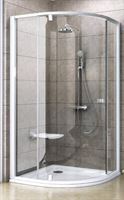 Shower enclosure PIVOT PSKK3-80, r-500, white/white + glass Transparent