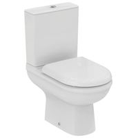 WC pods EXACTO IdealStandard, bez apmales, ūdens padeve  no apakšas, 4/2.5l ar Soft Close vāku