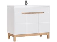 BALI WHITE 825 Basin cabinet 3D - 100cm FSC