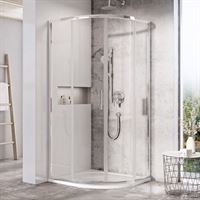 Shower corner BLIX SLIM BLSCP4-90 chrome + Transparent, r-500