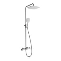 Bath shower pillar Termo 300, with thermostatic tap and shower set