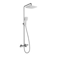 Bath shower pillar Termo 300, with thermostatic tap and shower set