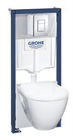 GROHE Rapid SL set 5 in 1 built-in frame + toilet Serel with toilet lid Soft Close