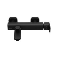 10° Free wall-mounted bath tap black