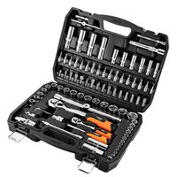 (SELL OUT) Socket set 90 pcs set, 1/4", 1/2"