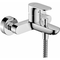 Rebris S bath mixer, wall mounted, chrome