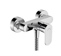 Rebris S shower mixer,  wall mounted, chrome