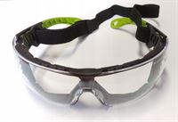 Safety goggles transparent/green